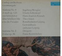 Ludwig van Beethoven - Ludwig van Beethoven - Sinfonie Nr. 9 d-moll Op. 125 mit Schlußchor über Schillers Ode "An die Freude" / Sinfonie Nr. 2 D-dur Op. 36