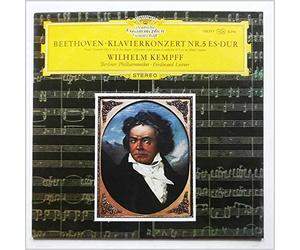 Ludwig van Beethoven - Ludwig van Beethoven , Wilhelm Kempff , Berliner Philharmoniker , Ferdinand Leitner - Klavierkonzert Nr. 5 Es-Dur Op. 73 - Deutsche Grammophon - LPM 18 777