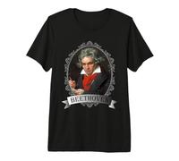 Ludwig Van Beethoven - Maglietta a Maniche Corte Maglietta Premium