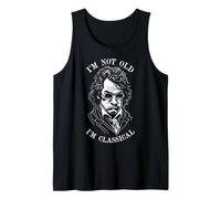 Ludwig Van Beethoven Non Sono Vecchio Sono Musica Classica Divertente Canotta