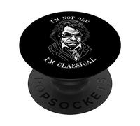 Ludwig van Beethoven Non sono vecchio Sono musica classica divertente PopSockets PopGrip Adesivo