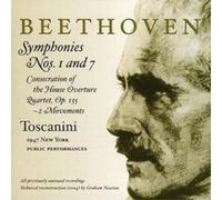 Ludwig van Beethoven Symphonies Nos. 1 and 7 (Toscanini) (CD) Album