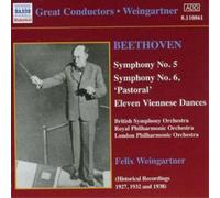 Ludwig van Beethoven Symphonies Nos. 5 and 6 (Rpo, Lpo, Weingartner) (CD) Album
