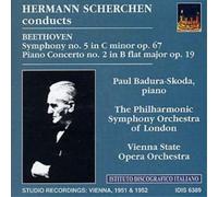 Ludwig van Beethoven Symphony No. 5, Piano Concerto No. 2 (Scherchen) (CD) Album