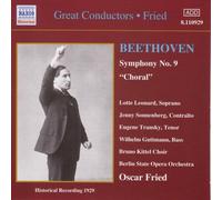 Ludwig Van Beethoven Symphony No.9/oskar Fried (CD) Album