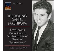 LUDWIG VAN BEETHOVEN Young Daniel Barenboim Plays Piano Sonatas (CD)