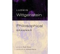 Ludwig Wittgenstein Philosophical Grammar (Tascabile)