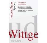 Ludwig Wittgenstein Philosophical Investigations (Tascabile)