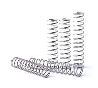 Lueao Zixinz-Molle di Compressione 20pcs 0.6 * 6 * l Diametro Esterno a Molla a Compressione in Acciaio Inox 6 mm Lunghezza 10/05/40/50/35/40/45/50, buona flessibilità (Length : 20mm)