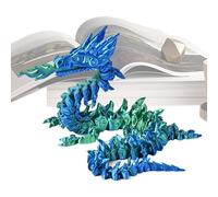Lueear Drago stampato in 3D | Giocattolo da scrivania a forma di animale fidget | Statua sensoriale da collezione 3D di drago di fuoco per scrivania libreria decorazione per la stanza