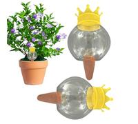 Lueear Globi per irrigazione delle Piante, globi d'Acqua per Piante da Esterno, 2 lampadine Automatiche, di irrigazione a Goccia, da Giardinaggio per Persone impegnate e viaggiatori