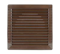 Lüftungsgitter Abschlussgitter Insektenschutz Ø 100 mm " braun " ABS Gitter T61 Abluftgitter Zuluft Abluft Gitter klassisches Design