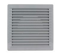 Lüftungsgitter Abschlussgitter Insektenschutz rund Ø 100 mm " graphit grau " ABS Gitter T61 Abluftgitter Zuluft Abluft Gitter klassisches Design