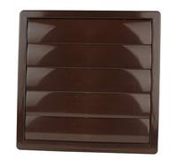 Lüftungsgitter Lamellengitter 172 x 172 mm Flansch einstellbar Ø 80-150 mm Lamellengitter braun