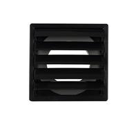 MKK-Shop Griglia di ventilazione a lamelle 170 x 170 mm Ø 100 mm Antracite/Grafite