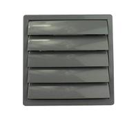 MKK Lamelle griglia di Ventilazione Mobile, Grigio, Ø 150 mm