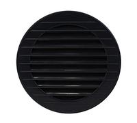 Lüftungsgitter rund Insektenschutz anthrazit Ø 100 mm
