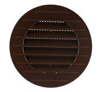 Lüftungsgitter rund Insektenschutz braun Ø 120 mm