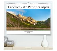 Lünersee - die blaue Perle der Alpen (hochwertiger Premium Wandkalender 2026 DIN A2 quer), Kunstdruck in Hochglanz: Diese Sammlung zeigt die ... um den Lünersee aus verschieden Perspektiven.
