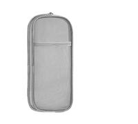 Luercher astuccio per matite Astuccio portapenne a rete con cerniera, astuccio trasparente for cosmetici, borsa da viaggio, scuola, cancelleria, ufficio, organizer box