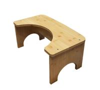 Luercher Sgabello WC in legno Sgabello con gradino for bagno | Strumento di supporto stabile for il piede Assistenza for il sedile del vasino domestico