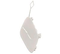 LUEVYM 1 Tappo Copri-Gancio di Traino per Paraurti Anteriore Bianco-Argento per Benz W212 E300 2013-2015 Ricambi Auto(White)