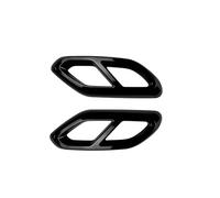 LUEVYM Pezzo di Auto per Benz Classe GLC X254 GLC260 GLC300 AMG 2023-UP Rivestimento di Scarico Marmitta Quad Tip Presa d'Aria Telaio(Black)