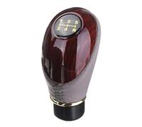 LUEVYM Pomello Cambio Universale In Pelle PU Per Auto Camion Per Auto Leva A 5 Velocità Pomello Cambio Manuale Accessori Per Auto Modifiche Auto(Gray)
