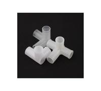 LUFAA 4 pz Plastica Diametro Interno 12mm 16mm 20mm 25mm PE Tee Connettore A Quattro Vie Giunto Tubo Adattatore Armadio Raccordi (Color : 4 Way Connector, Size : 16mm)