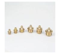 LUFAA 5 pz Filettatura Maschio Metrica M4 M5 M6 M8 M10 M12 M14 M16 M18 M20 Cono Dritto in Ottone Grasso Zerk Tettarelle da biberon Raccordo for Ingrassatore Pistola (Color : M5x0.8)