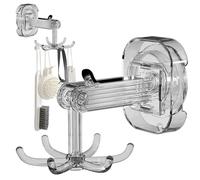 Lufaze Gancio a sei artigli, organizer da cucina girevole a 360 gradi, con 6 artigli, organizer da doccia, gancio per armadio, da cucina per cucina, bagno e armadio