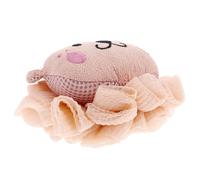 Luffa da bagno con leone cartone animato 2 in 1 scrubber per il corpo e soffio