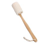 Luffa, spazzola per la schiena Luffa, spazzola per la schiena, spazzola per il bagno, spazzola per la schiena, scrub naturale, spazzola da bagno Luffa su un bastone, con manico lungo in legno per