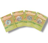 L'Ufficiale Wombles x4 50p Forma Commemorativa Monete Set Visualizzato IN Card
