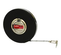 Lufkin HC256N 3/8" x 100' Leader Metro a nastro cromato nero, nero