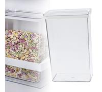 Luftdichter PET-TPR-VorratsbehÃ¤lter, 1,5 l, transparent, KÃ¼chenorganizer