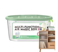 Luftentfeuchter Behaelter - Feuchtigkeitsbindende Absorber Box Langzeitwirkung, Tropffreier Feuchte Entferner Praktisch | Zuverlaessiger Schutz Gegen Nasse Luft Fuer Wohnung Badezimmer Fahrzeug Carava