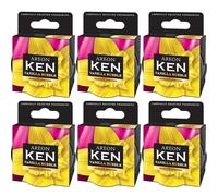 Lufterfrischer 6 x Areon KEN Vanilla Bubble Profumatore Vaniglia per Auto