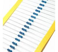 Luftschloss 100 pezzi da 680 ohm 1/4 w (0,25 Watt) ± 1% tolleranza pellicola metallica resistenze fisse, oltre 195 valori multipli di resistenza opzionali (680 Ω 680 R 680 ohm)