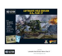 WAR-402012036 - Giochi Di Warlord - Bolt Bolt - 7x Miniature Da 28mm - WW2 German Luftwaffe Field Division Flak 37