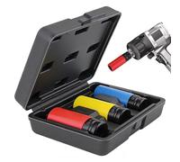 Lug Nut Socket Set - Thin Wall Socket Sets | 1/2in Anti-Scratch Protective | Wheel Lug Nut Sockets Set | 3 Pezzi Automotive Maintenance Tool For Garage Driveway Workshop Automotive Service