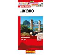 Lugano 3 in 1 CityMap: 3 in 1: Stadtplan, Reiseinformationen und Highlights!