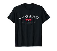 Lugano Città Svizzera Vacanze Città Svizzera Turismo Sci Maglietta