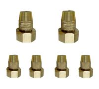 L'ugello regolabile è realizzato in rame puro in tutto e la dimensione di spruzzo è regolabile. È adatto per giardini, paesaggi, prati, interni e esterni (10pc) 8-edge adjustable nozzle 20pcs