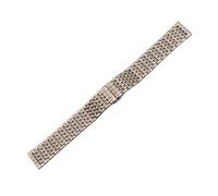 LUGEMA Cinturini For Orologi In Acciaio Inossidabile Da 12 Mm, 14 Mm, 16 Mm, 18 Mm, 20 Mm, 22 Mm, Accessori For Cinturini For Orologi Con Fibbia Pieghevole.(Rose Gold Silver,12mm)