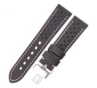 LUGEMA Cinturini For Orologi In Vera Pelle Traspirante For Donne E Uomini, 5 Colori, 20 Mm, 22 Mm, 24 Mm, Cinturino For Orologio Intelligente, Chiusura Deployante(Black,20mm)