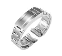 LUGEMA Cinturini In Metallo Compatibili Con Rolex SUBMARINER DAYTONA Accessori For Orologi Con Cinturino Pieghevole Da Uomo Cinturino For Orologio In Acciaio Inossidabile (Color : All matte silver,