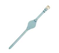 LUGEMA Cinturini In Pelle Di Mucca Compatibili Con Fossil ES3077 ES2830 ES3262 ES3060 Eleganti Cinturini For Orologi Da Donna Bracciale Piccolo(Sky blue gold)