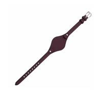 LUGEMA Cinturini In Pelle Di Mucca Compatibili Con Fossil ES3077 ES2830 ES3262 ES3060 Eleganti Cinturini For Orologi Da Donna Bracciale Piccolo(Red brown silver)