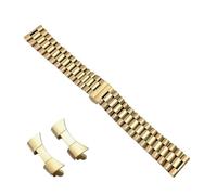 LUGEMA Cinturino For Orologio In Acciaio Inossidabile Massiccio Con Estremità Curva Da 10 Mm, 12 Mm, 13 Mm, 14 Mm, 16 Mm, 17 Mm, 18 Mm, 19 Mm, 20 Mm, 21 Mm, 22 Mm(Rose gold,18mm)